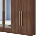 Ver imagem 6 de Guarda-Roupa Casal com Espelho 6 Portas Alonzo New