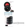2 Rodas com Pneus para Carrinho de Mão com Câmara e Aro - 5
