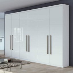 Guarda-Roupa Casal 6 Portas 4 Gavetas Alonzo New Espresso Móveis - 1