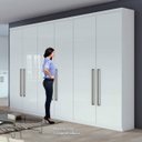 Ver imagem 5 de Guarda-Roupa Casal 6 Portas 4 Gavetas Alonzo New Espresso Móveis