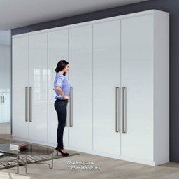 Guarda-Roupa Casal 6 Portas 4 Gavetas Alonzo New Espresso Móveis - 5