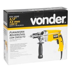 Furadeira Martelete Elétrica de 13mm Vonder Fiv 1050 1050w - 50 Hz/60 Hz - 220v - Amarelo - 3