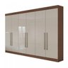 Guarda-Roupa Casal 6 Portas 4 Gavetas Castellaro Espresso Móveis - 3