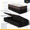 Ver imagem 5 de Cama Box Baú com Colchão de Molas Anjos Classic Solteiro 88cm
