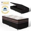 Ver imagem 2 de Cama Box Baú com Colchão de Molas Anjos Classic Solteiro 88cm