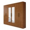 Guarda-Roupa Casal 4 Espelhos 6 Portas 3 Gavetas Jazz - 3