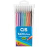 Caneta Esferografica Cis Spiro 0,7mm Glow 8cores - 1
