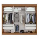 Ver imagem 2 de Guarda-Roupa Casal com Espelho 3 Portas de Correr 4 Gavetas Montebello