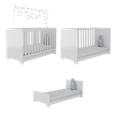 Ver imagem 4 de Berço 3 em 1 com Colchão Incluso Multimóveis Mp0527c Branco