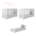 Ver imagem 4 de Berço 3 em 1 com Colchão Incluso Multimóveis Mp0527c Branco