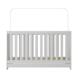 Berço 3 em 1 com Colchão Incluso Multimóveis Mp0527c Branco - 7