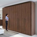 Ver imagem 5 de Guarda-Roupa Casal 6 Portas 6 Gavetas Reali New Espresso Móveis