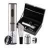 Kit Abridor de Vinho Elétrico EOS EAB03M Inox + Maleta - 1