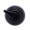 Porta Sabonete Vidro Fosco com Pump de Plástico Preto 250ml - 4