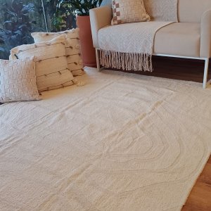 Tapete Tear Organic Branco Cru 180 X 250