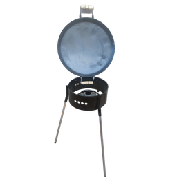 Fogareiro a Álcool 1 Boca para Tacho Panelas com Disco Borda Alta - 4