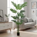 Ver imagem 1 de Planta Artificial Costela de Adão Artificial Planta Folhagem Realista 160cm