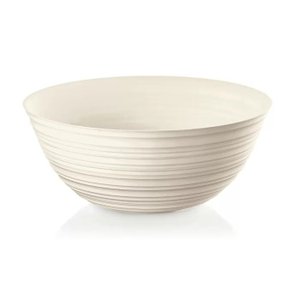 Tigela Bowl Xl 30 Cm em Plástico 100% Pós Consumo -tierra - Branco Leite - Guzzini