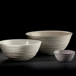 Tigela Bowl Xl 30 Cm em Plástico 100% Pós Consumo -tierra - Branco Leite - Guzzini - 2
