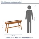 Ver imagem 3 de Aparador Lavie - Tampo: Stone - Cor: Amêndoa