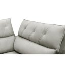 Ver imagem 5 de Sofá de Canto Retratil e Reclinável com Molas Ensacadas Muriel 258x215cm- Cinza Claro