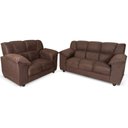 Ver imagem 1 de Conjunto de Sofá 2 e 3 Lugares Hellen Aguaia Velut Cafe