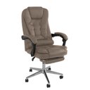 Ver imagem 2 de Cadeira para Escritório Presidente Estofada com Apoio para Pés