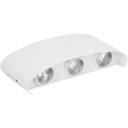 Ver imagem 7 de Arandela Luminaria Parede Meia Lua 6W Iluminaçao 6 Fachos Decoraçao Casa Rua Quintal Varanda Predio 