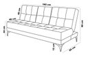 Ver imagem 6 de Sofa Cama Colorado Reclinavel com Mesinha Porta Copos Tecido Suede: Azul-marinho