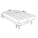 Ver imagem 7 de Sofa Cama Colorado Reclinavel com Mesinha Porta Copos Tecido Suede: Azul-marinho