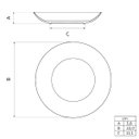 Ver imagem 2 de Prato Fundo Tramontina Ametista em Porcelana Decorada 22 Cm