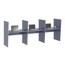 Ver imagem 1 de Mesa de Atendimento 3 Lugar Iron Azul