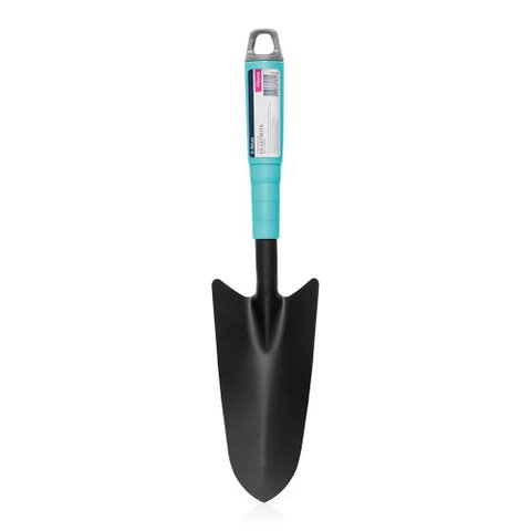 Pá de Mão para Jardim Estreita com Cabo Plástico Azul Tiffany/preta Atlas