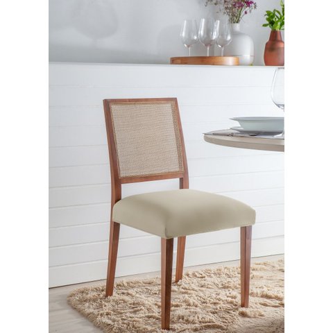 Kit 2 Capas para Assento de Cadeira, Cores Lisas