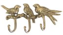 Ver imagem 1 de Porta Chaves Passarinhos Bronze Decorações Cabide 3 Ganchos