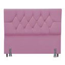 Ver imagem 2 de Cabeceira Estofada Solteiro 90 Cm Dante com Frame Suede:rosa