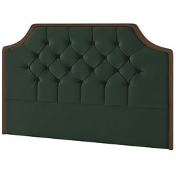 Cabeceira Box Queen Orion 1,60 cm - Veludo Verde - 1