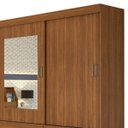 Ver imagem 6 de Guarda-Roupa Casal 3 Espelhos 3 Portas de Correr 9 Gavetas Hércules Plus