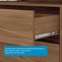 Ver imagem 2 de Guarda Roupa Casal 194,4cm 6 Portas 2 Gavetas com Espelho Horácio Estilo Mm Jatoba Grafite