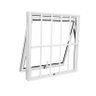 Janela de Alumínio Branco Vitro Máximo Ar Com Grade Suprema CMC Classic - 0.80 (L) X 0.80 (A) - 1