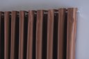 Ver imagem 2 de Cortina para Sala Quarto Blackout Tecido 3,00x2,80 Ellegance:chocolate