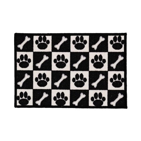 Capacho Antiderrapante Clean 29 Preto-branco 0,40x0,60m