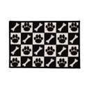 Ver imagem 1 de Capacho Antiderrapante Clean 29 Preto-branco 0,40x0,60m