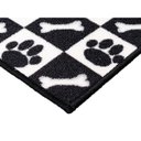 Ver imagem 4 de Capacho Antiderrapante Clean 29 Preto-branco 0,40x0,60m