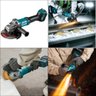 Esmerilhadeira Angular 180mm sem Fio 40v Resistência Água Motor Bl com Sistema Aws Ga037gz Makita - 5