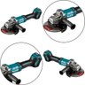 Esmerilhadeira Angular 180mm sem Fio 40v Resistência Água Motor Bl com Sistema Aws Ga037gz Makita - 4
