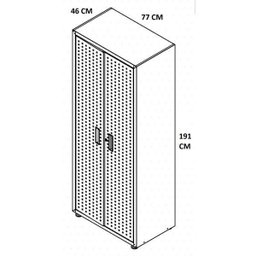 Armário Multiuso 2 Portas Titanium Itatiaia - 4 Armário Multiuso 2 Portas Titanium Itatiaia - 4