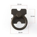 Ver imagem 2 de Puxador Moveis Rustico,gaveta,porta Mexicano Cor Preto 8pcs