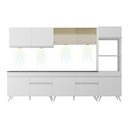Ver imagem 7 de Armário de Cozinha Compacta 302cm com Leds Veneza Up Multimóveis V2014 Branco