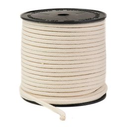 Corda Cordão Fio 8mm Cru Algodão - 20m - São José Artesanato macramê, tapetes, suportes de plantas,  - 7